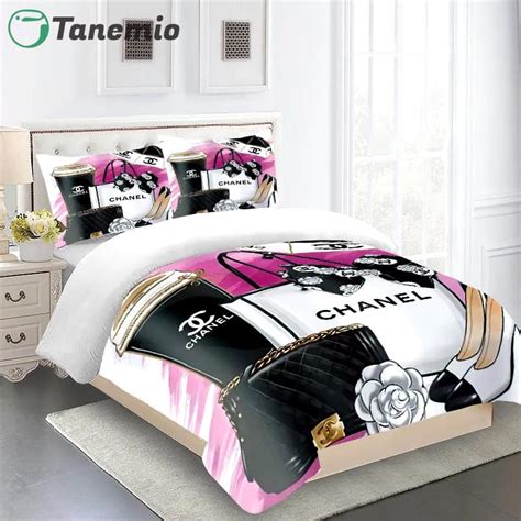 chanel comforter sets queen